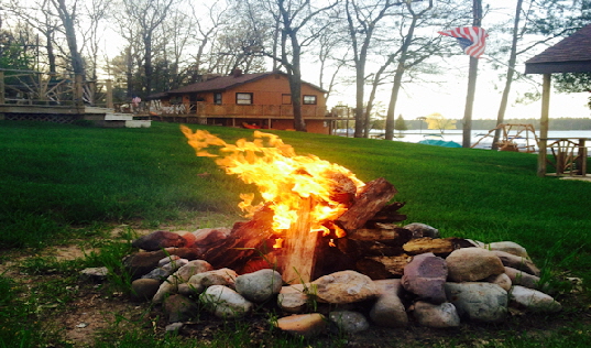 Bon Fire Area on the Resort Grounds for Cabins 1 - 6