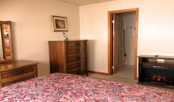 Cabin 10 Master Bedroom with Full Bathroom and Queen Bed