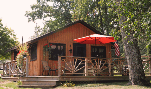 Clear Lake Resort West Branch Michigan Lake Front Cabin Two