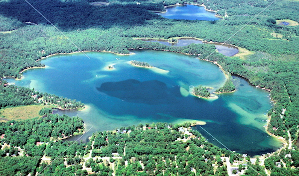 Clear Lake - 275 Acres, 50 ' deep and a nice sandy shorline