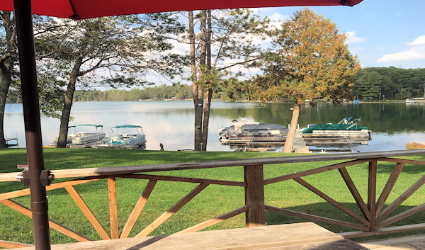 Lake Front Cabin Three View of Clear Lake