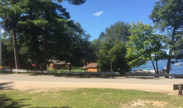 Rental Cottage Seven -View of Clear Lake and Clear Lake Resort